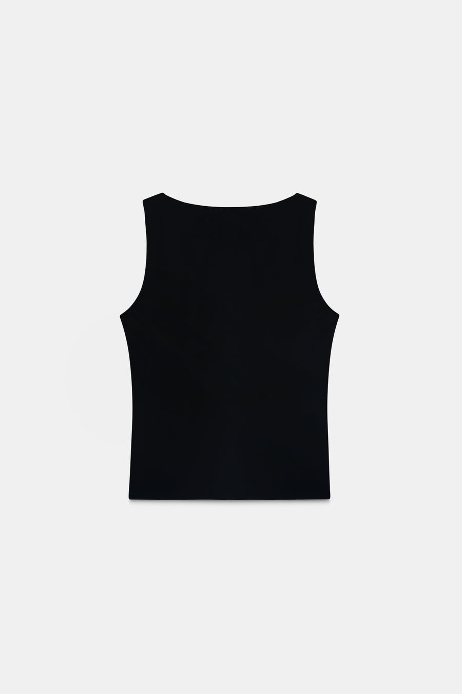 Black Polyamide Tank Top