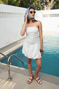 Checkered Bubble Dress