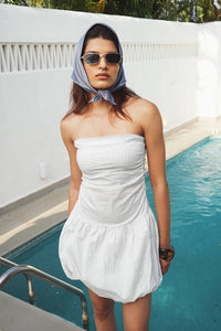 Checkered Bubble Dress