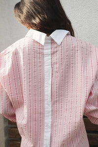 Pink Double Placket Shirt