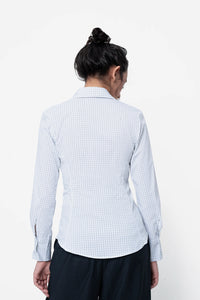 Black Checkered Fitted Shirt
