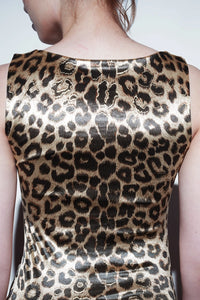 Cheetah Print Tank Top