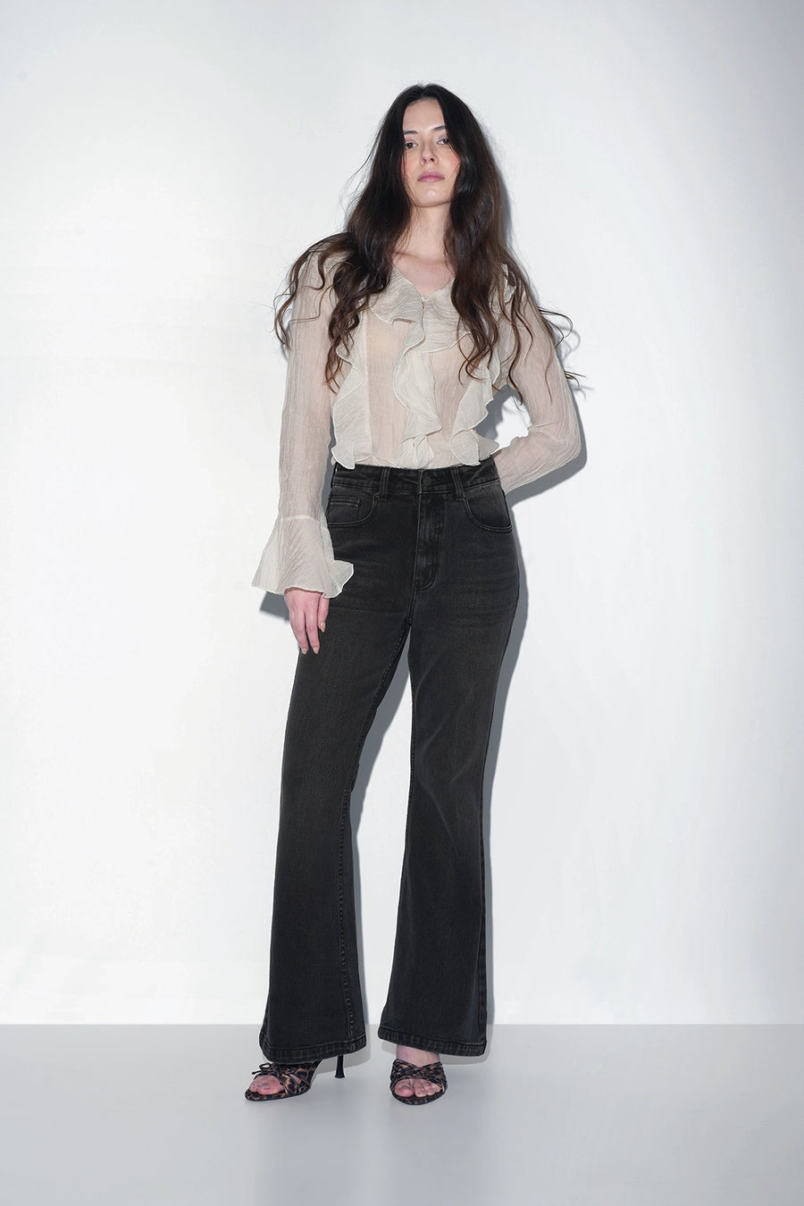 Black Bootcut Jeans