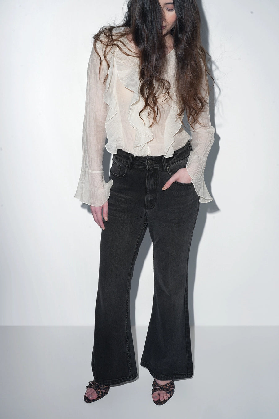 Black Bootcut Jeans