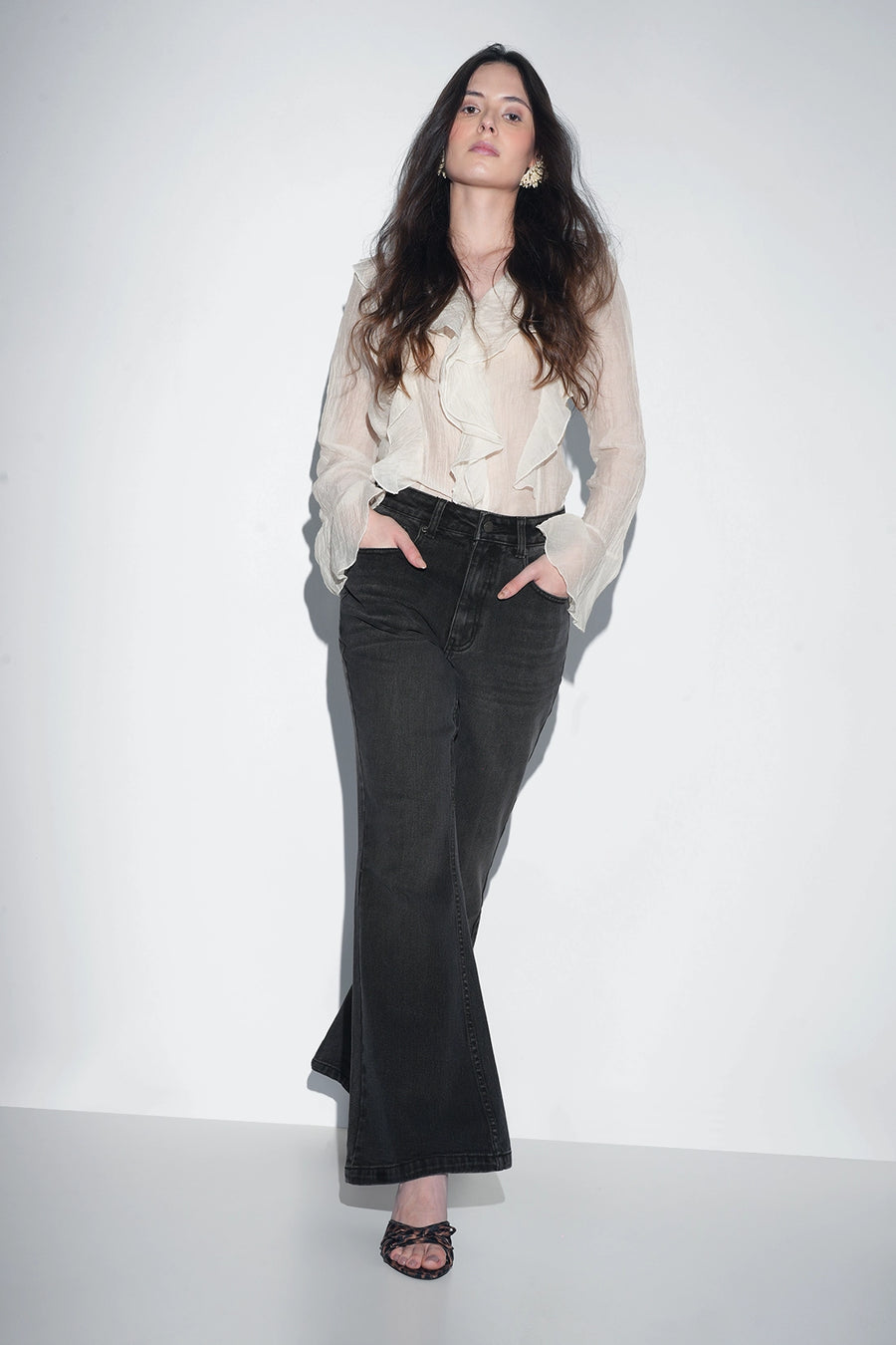 Black Bootcut Jeans