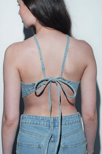 Open Back Silver Sequin Top