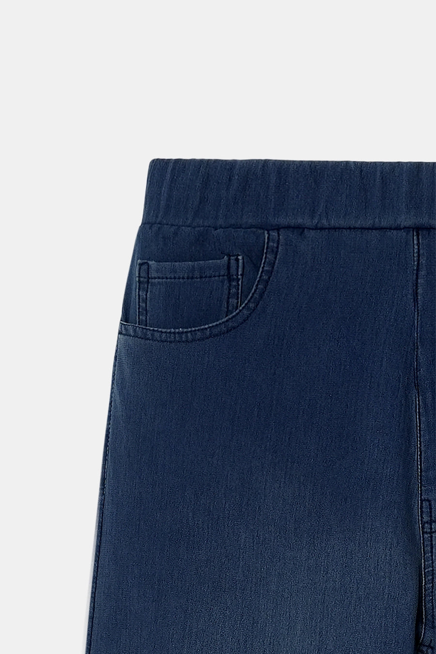 Dark Blue Denim Sweatpants