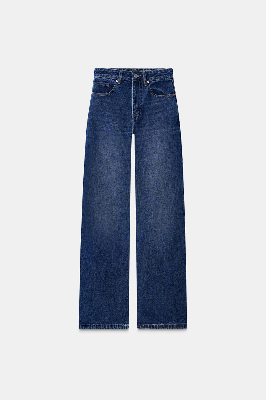 Dark Blue Straight Fit Jeans