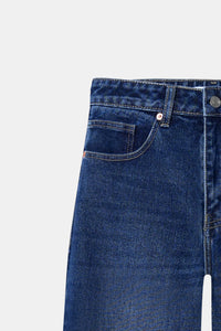 Dark Blue Straight Fit Jeans
