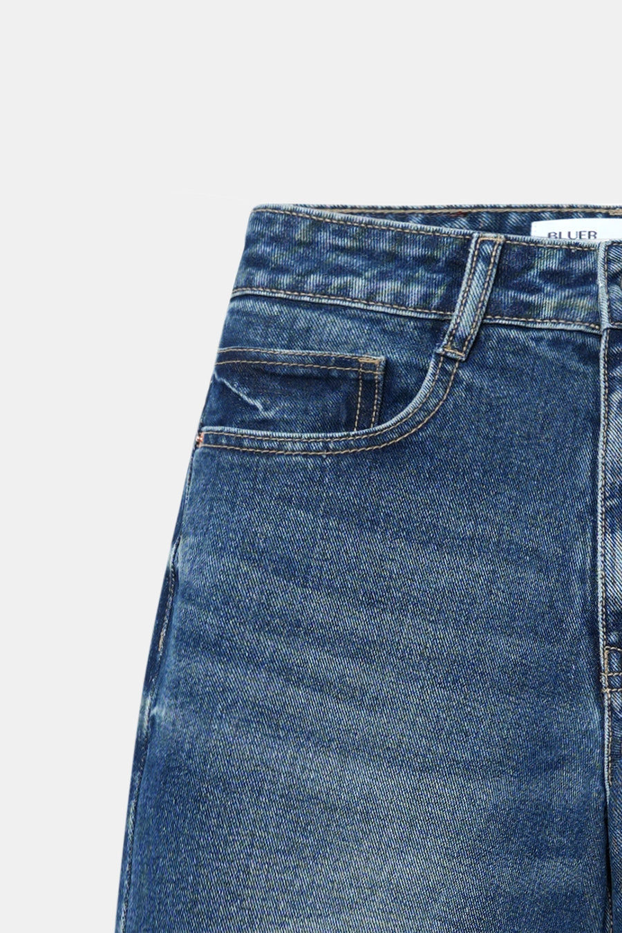 Deep Blue Washed Jorts