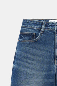 Deep Blue Washed Jorts