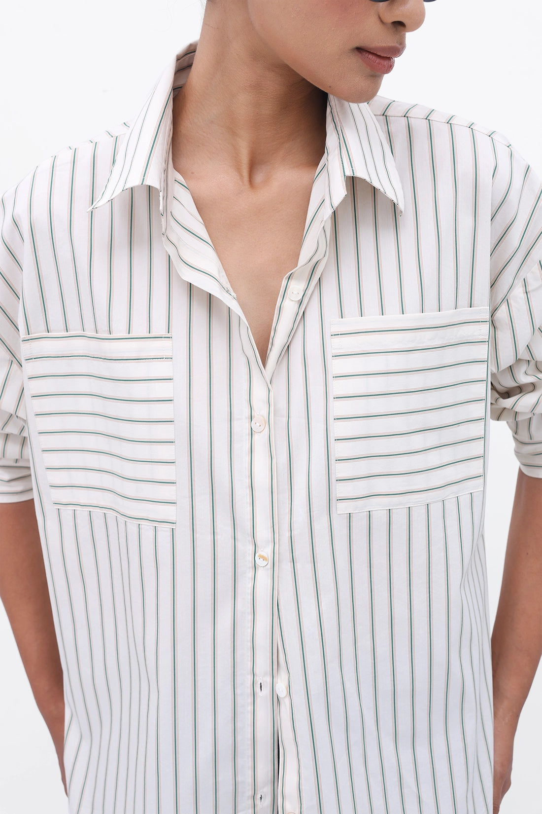 Dual Pocket Oversized Shirt