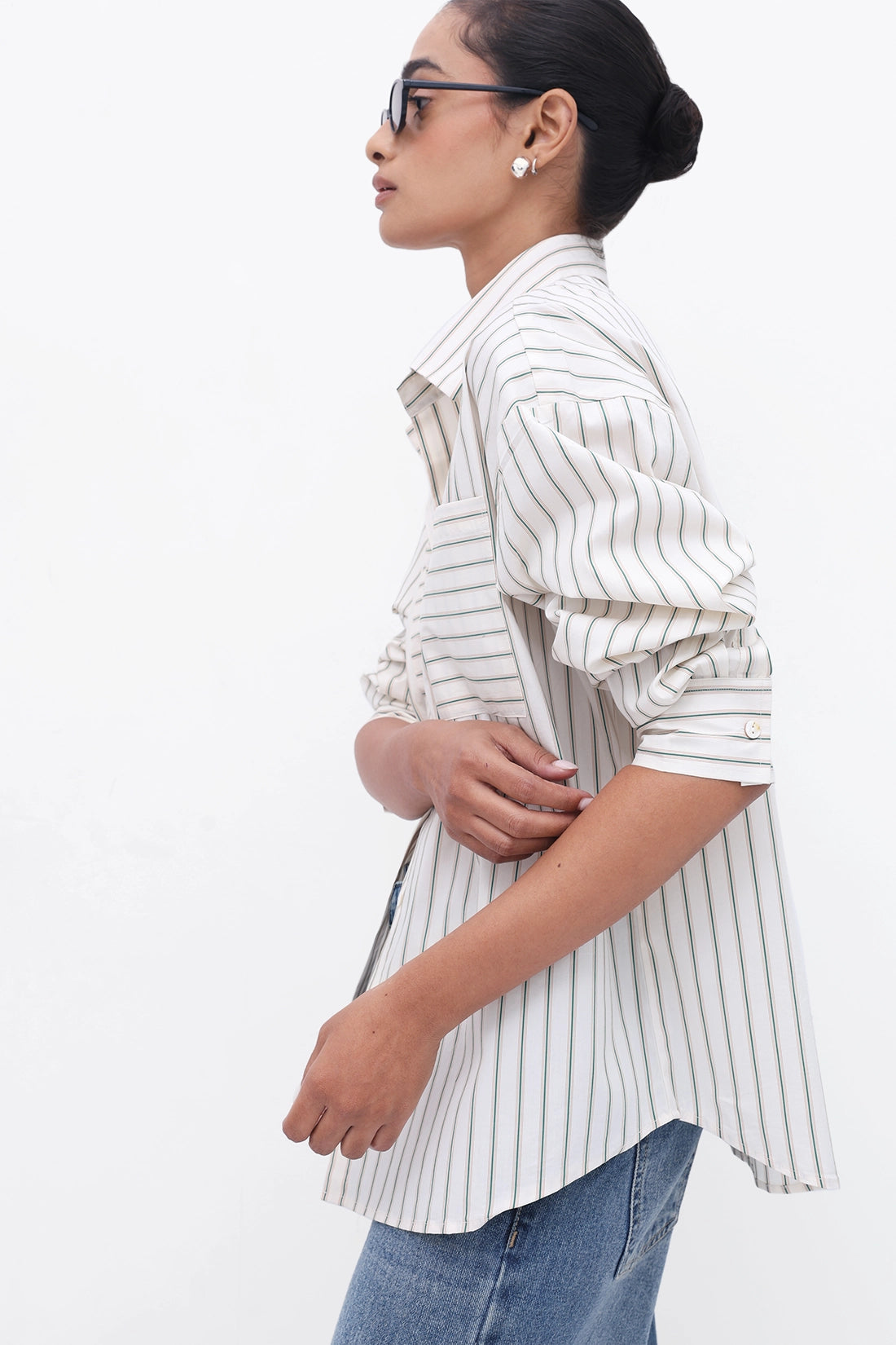 Dual Pocket Oversized Shirt