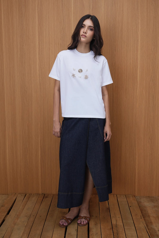 Embellished Relaxed T-Shirt