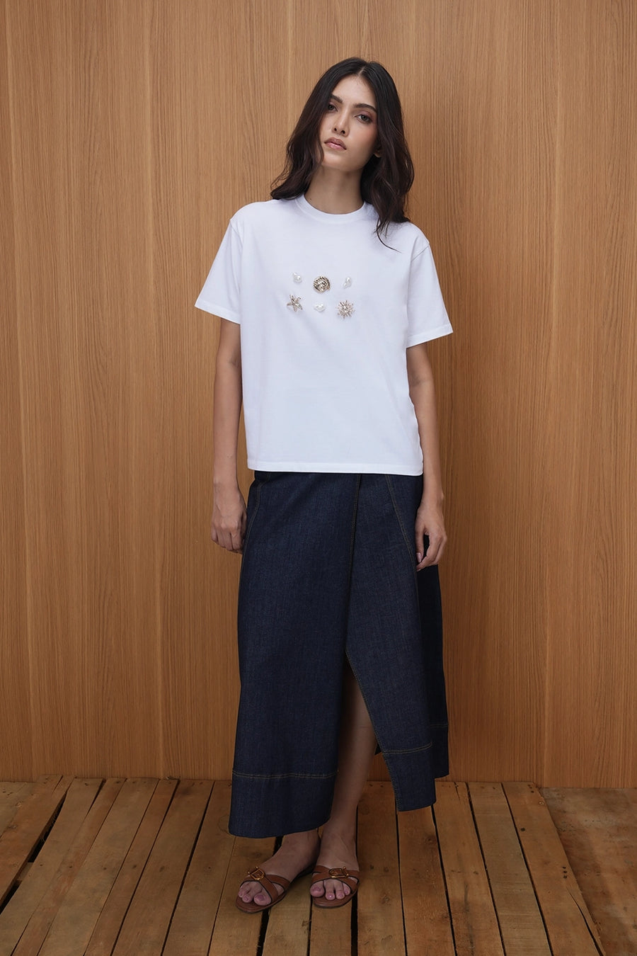 Embellished Relaxed T-Shirt