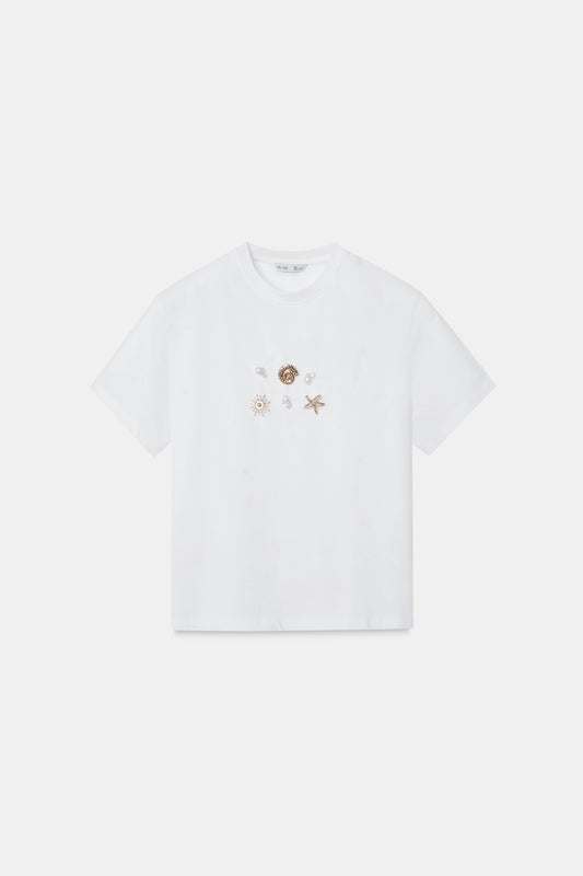 Embellished Relaxed T-Shirt
