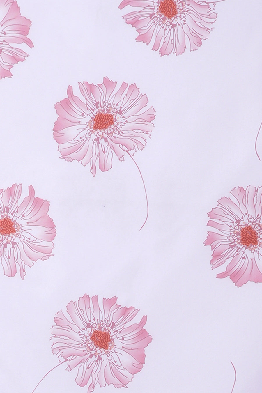 Floral Satin Scarf