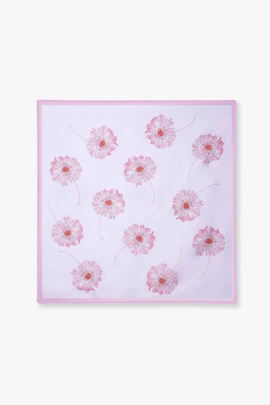 Floral Satin Scarf