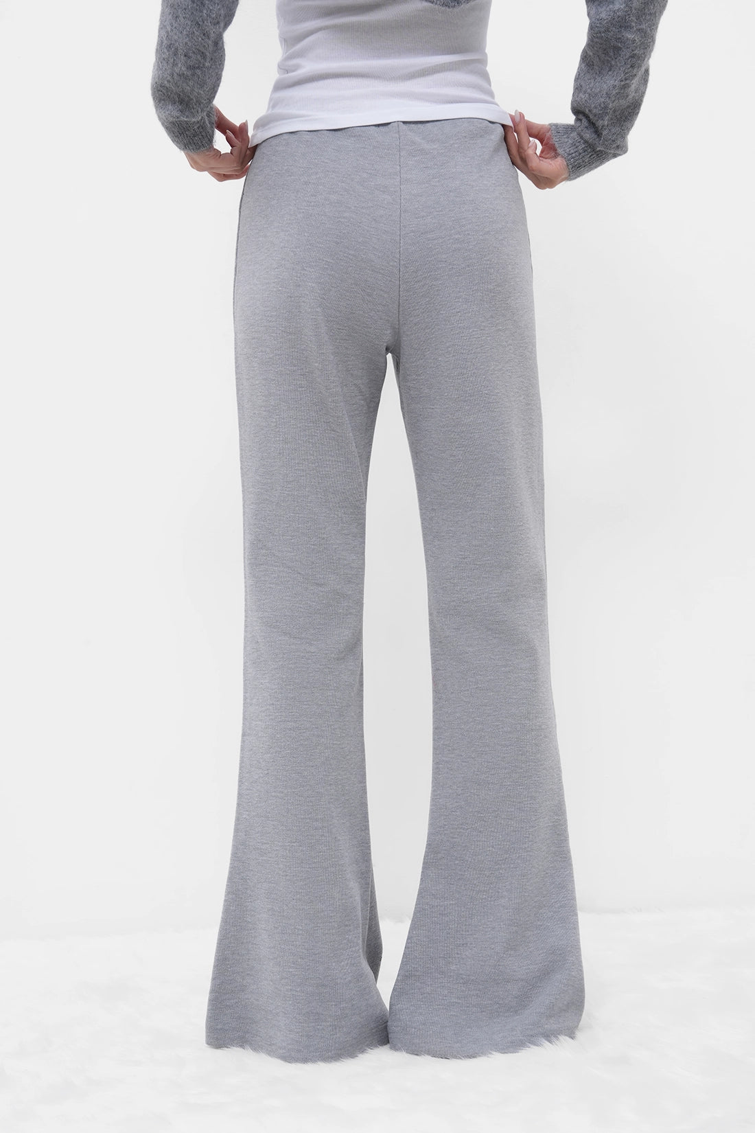 Grey Flared Joggers