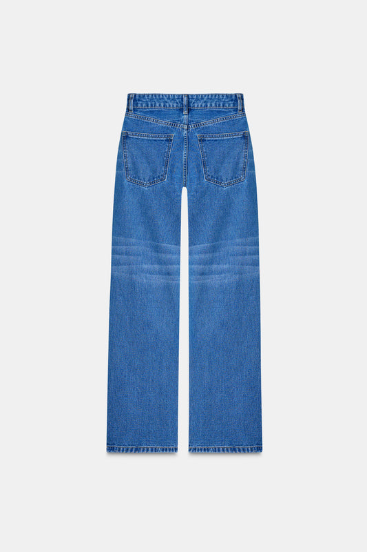 Handcrafted Gemstone Straight-Leg Jeans