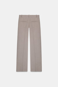 Hazelnut High-Rise Tailored Trouser