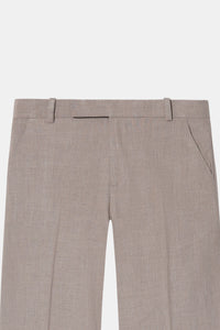 Hazelnut High-Rise Tailored Trouser