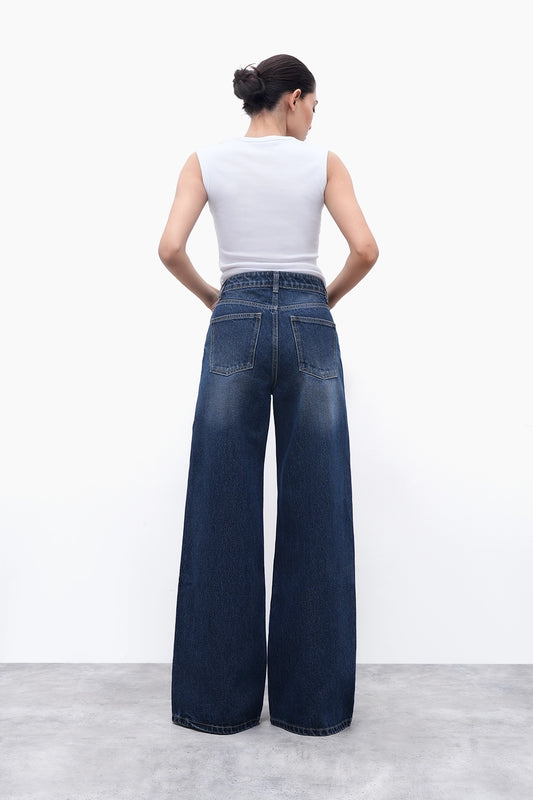 High-Rise Wide Leg Jeans I