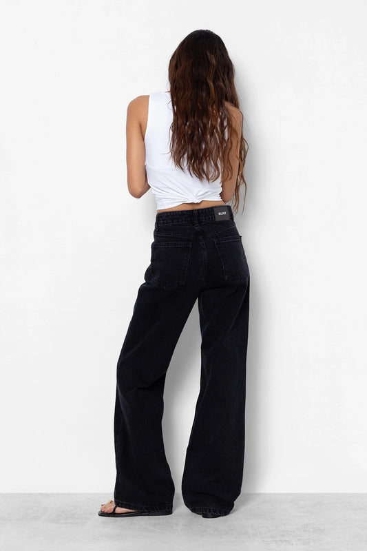 Black Straight Fit Jeans