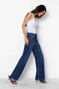 Dark Blue Straight Fit Jeans