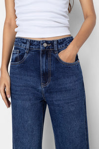 Dark Blue Straight Fit Jeans