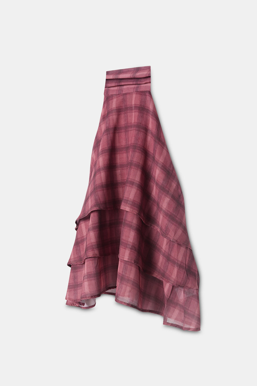 Layered Checkered Top