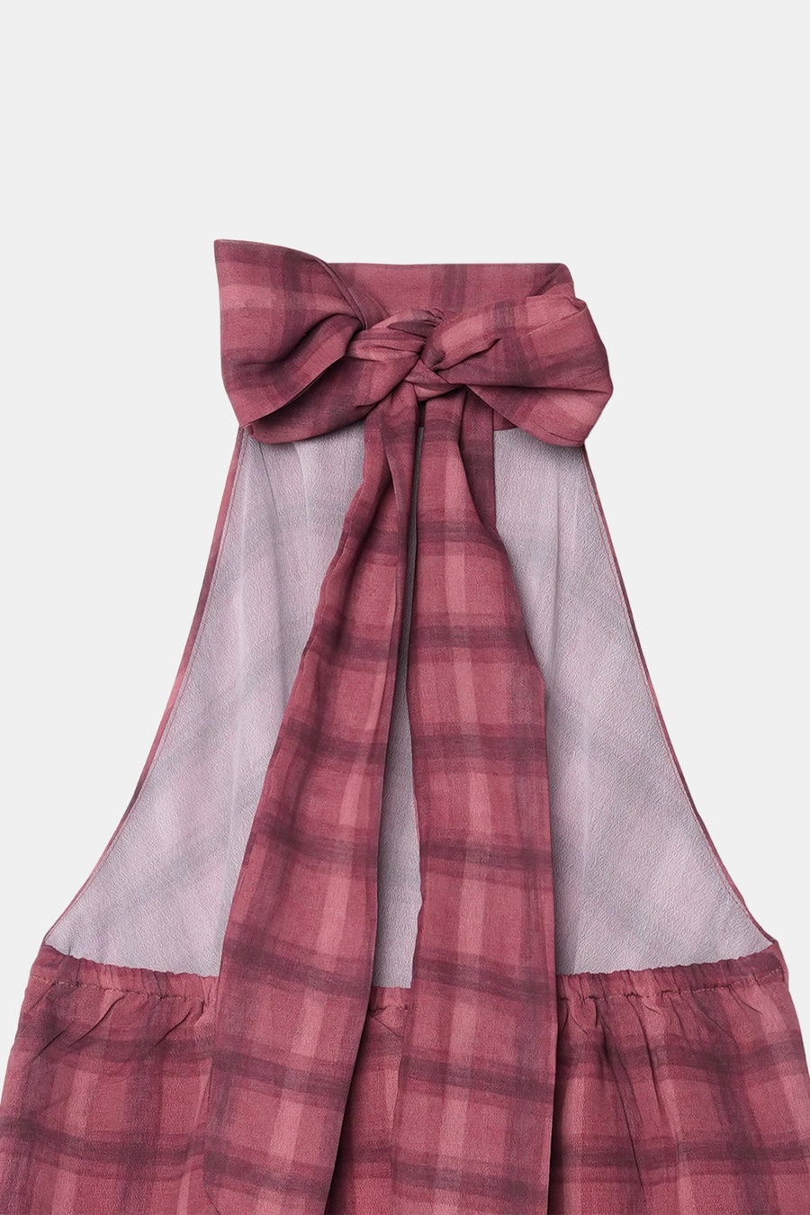 Layered Checkered Top