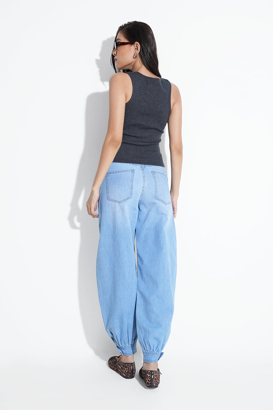 Light Wash Denim Joggers