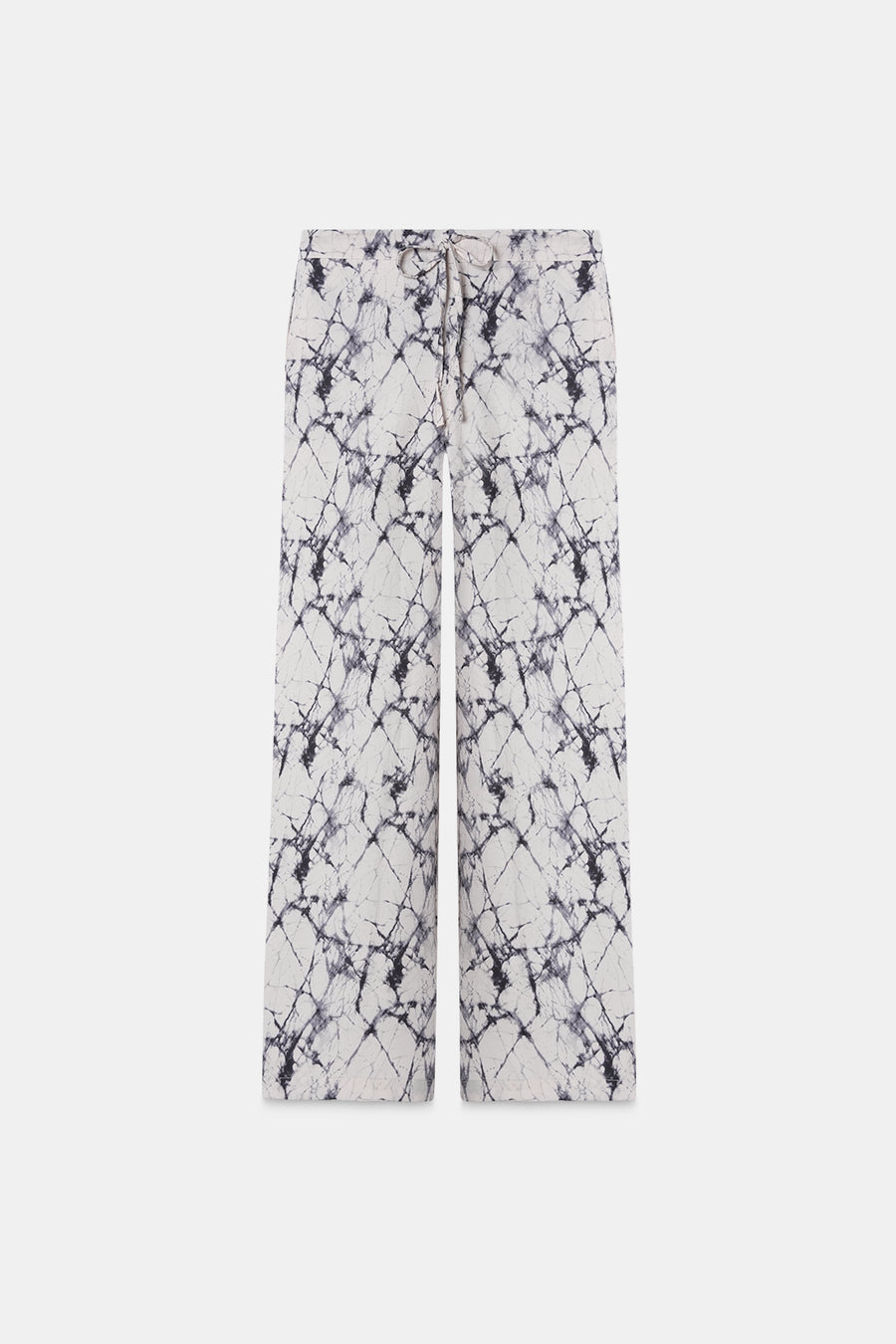 Marble Print High Waist Pants