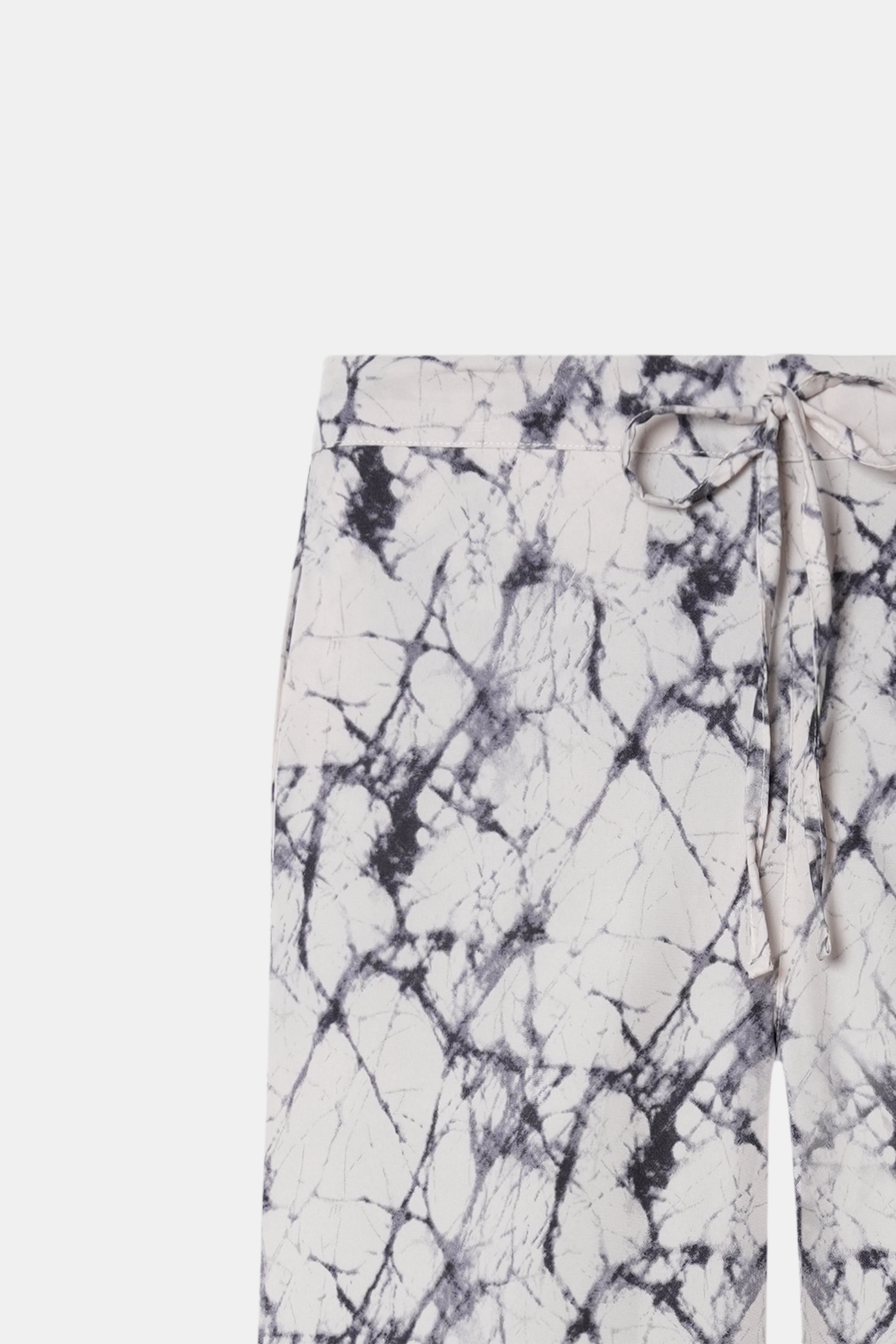 Marble Print High Waist Pants
