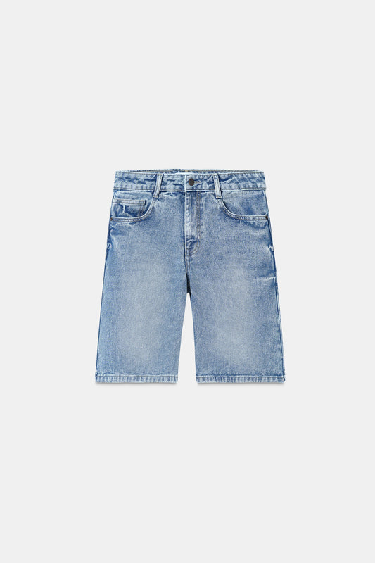 Mid Blue Washed Jorts