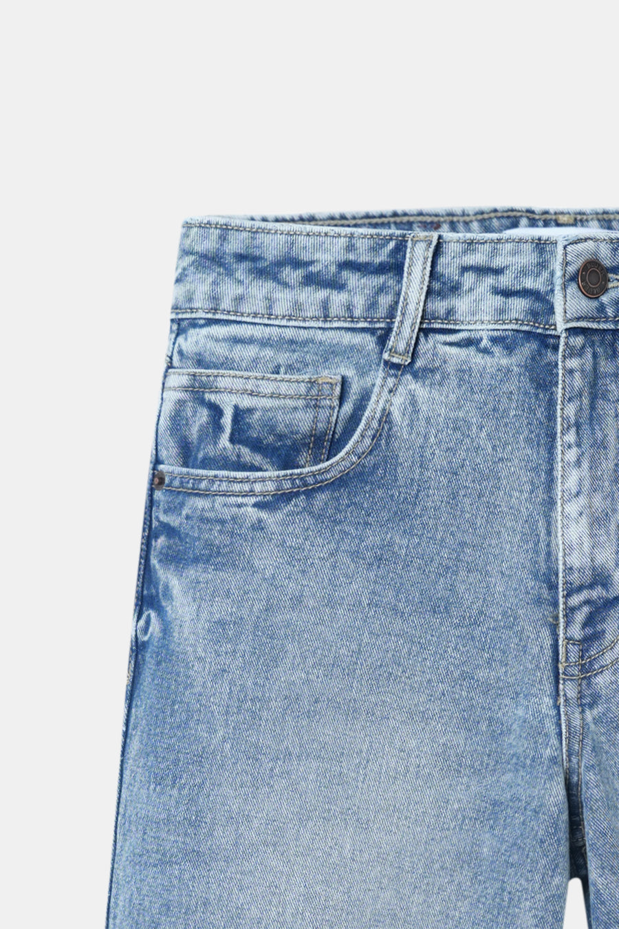 Mid Blue Washed Jorts