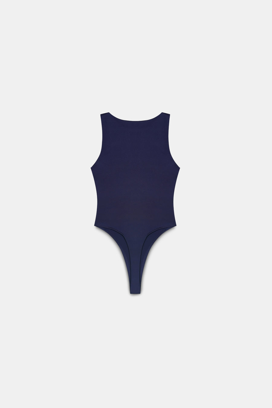 Navy Blue Polyamide Bodysuit