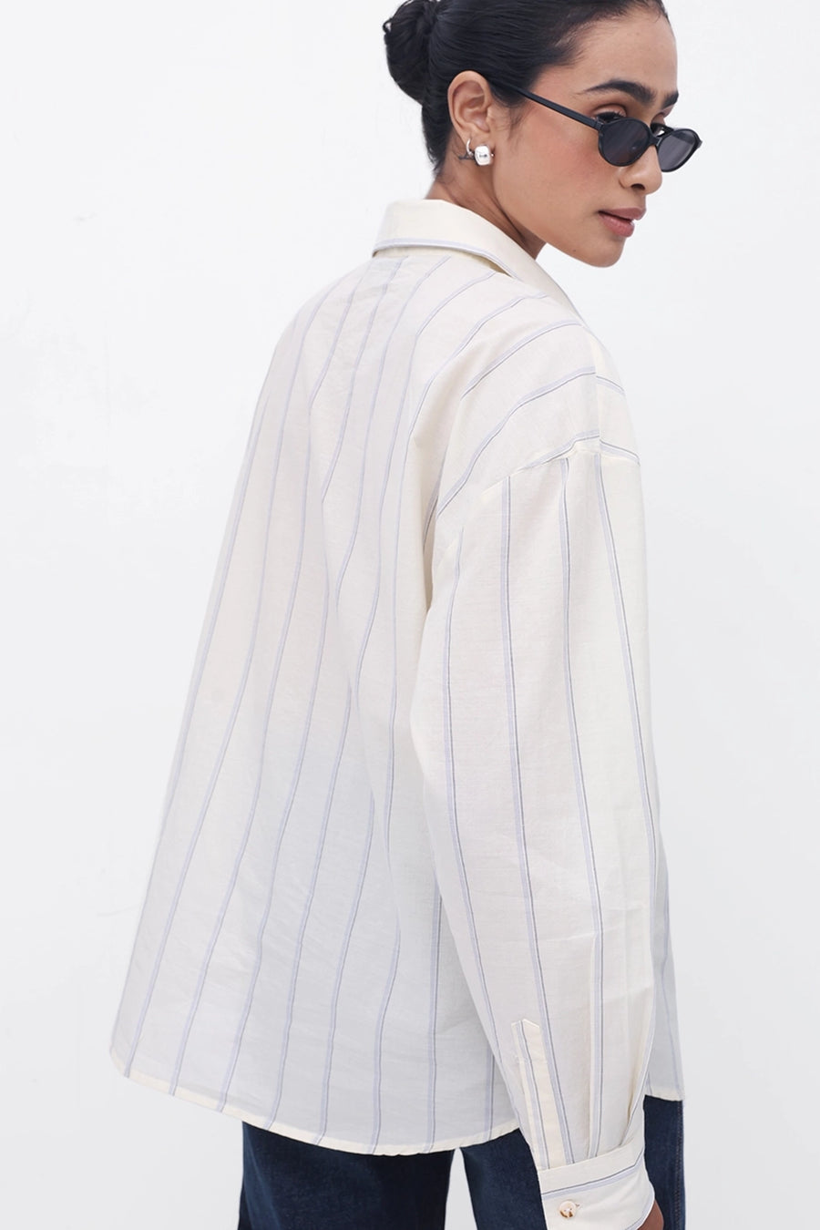 Oversized Striped Shirt