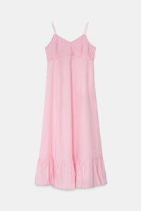 Pink Panelled Maxi Dress
