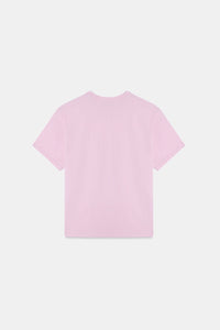 Pink Short Sleeve Slogan T-Shirt