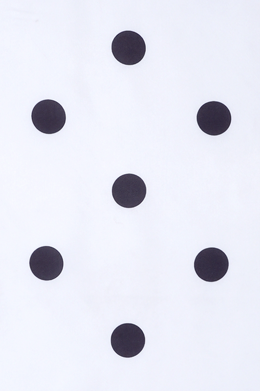 Polka Dot Satin Scarf