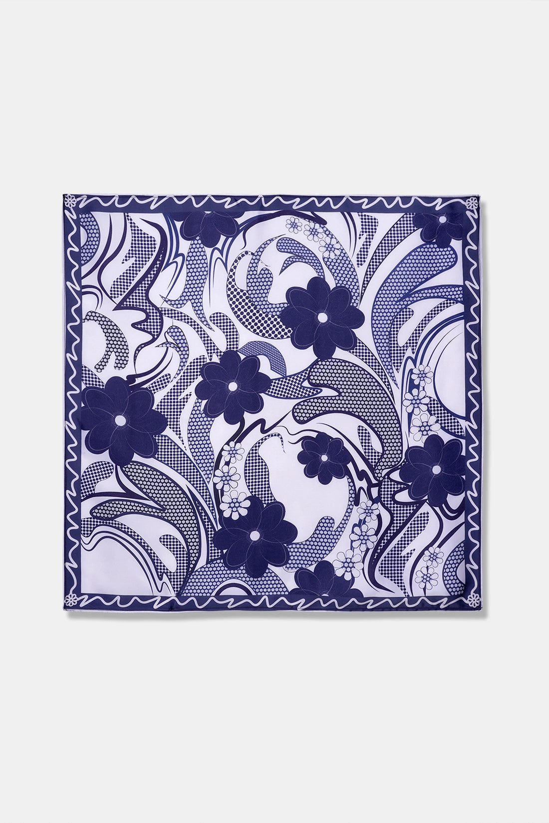 Printed Floral Scarf