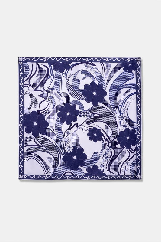 Printed Floral Scarf