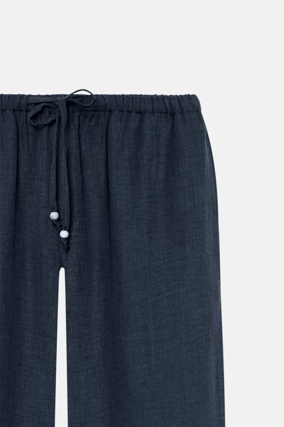 Pull-On Drawstring Trouser- Graphite