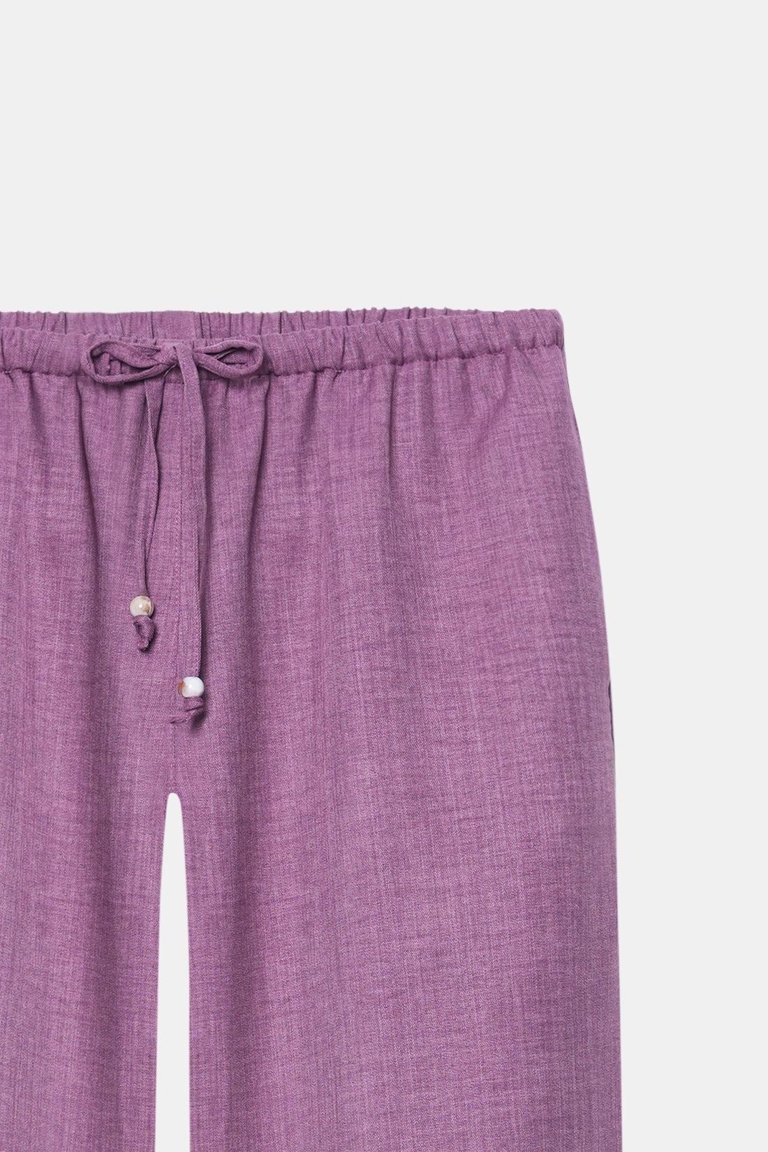 Pull-On Drawstring Trouser- Mauve