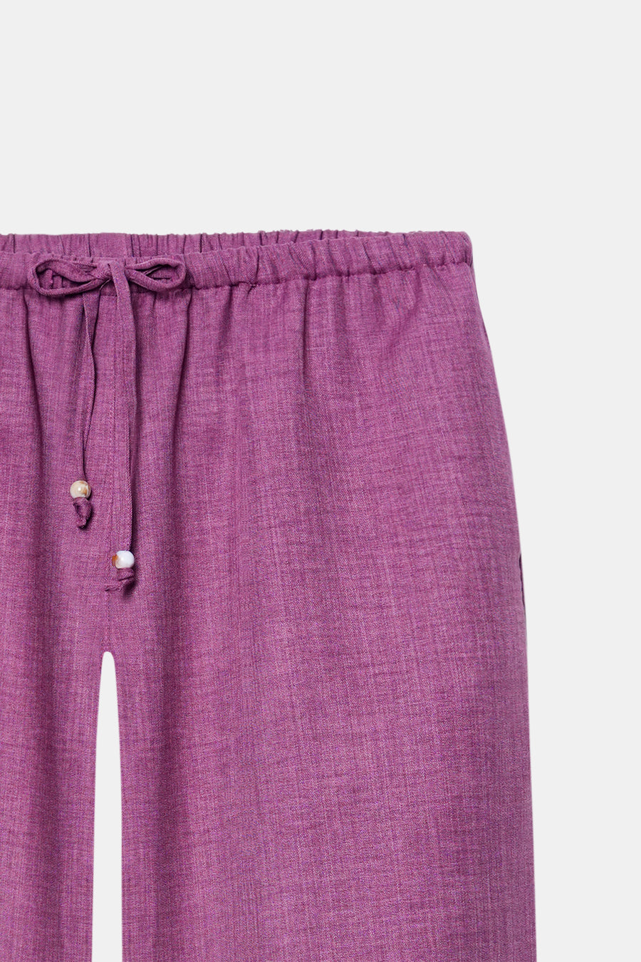 Pull-On Drawstring Trouser- Mauve