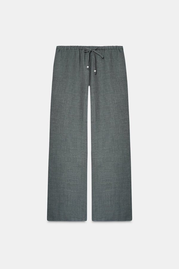 Pull-On Drawstring Trouser- Sage
