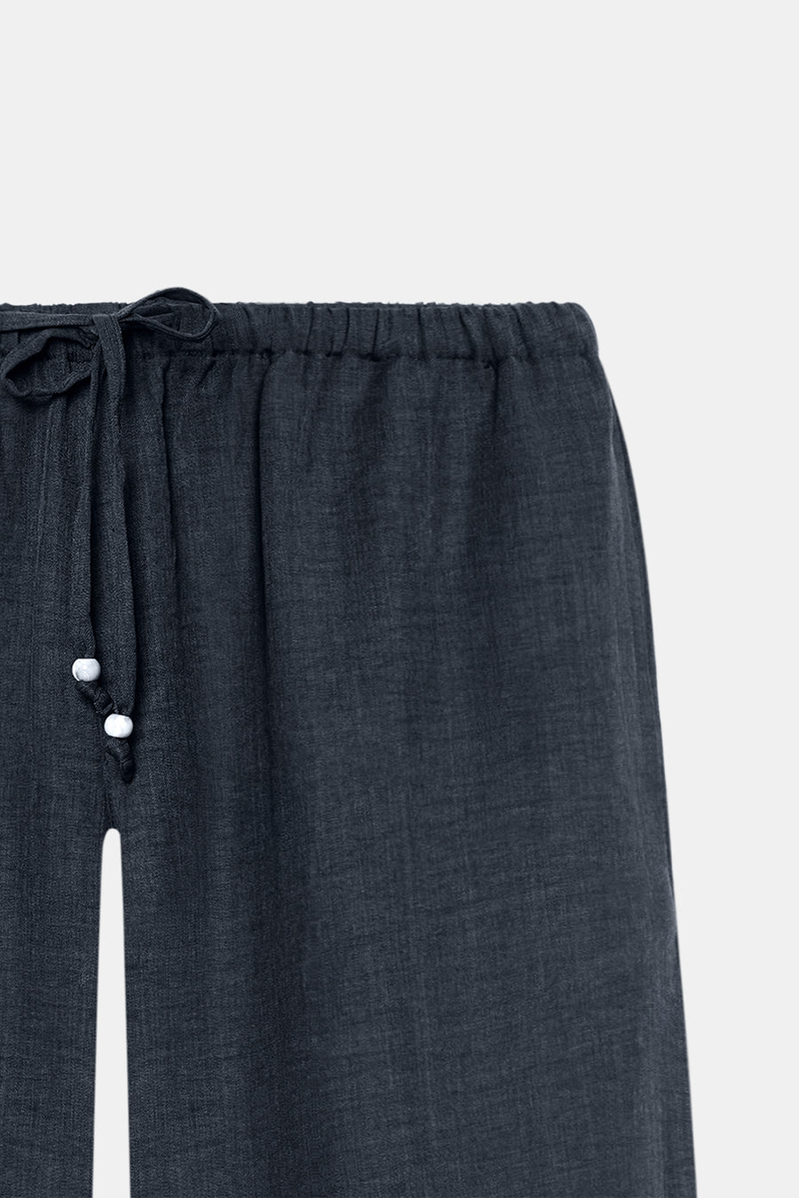 Pull-On Drawstring Trouser- Graphite