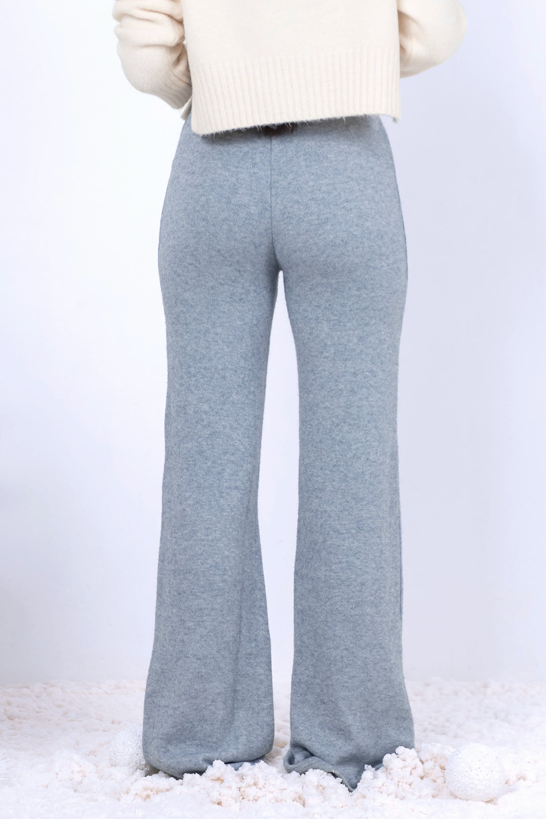 Blue Soft Knit Pants